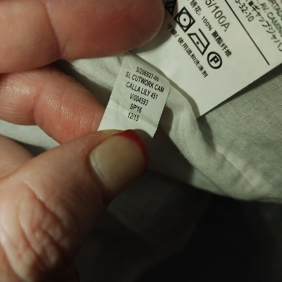 Old Navy Womens Sleeveless Sundress Smocked Back Size L White Vacation Cruise - Picture 15 of 16